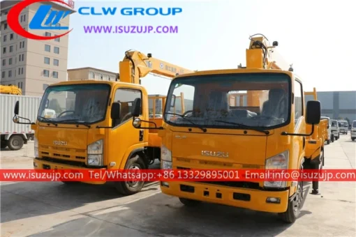 ISUZU Elf 5 Ton truck with a crane