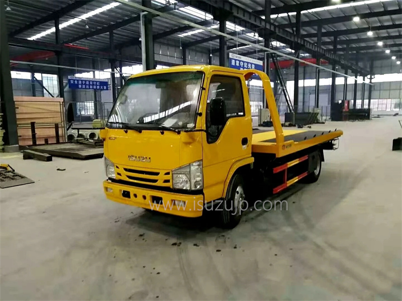 ISUZU Nhr 3 ton flat wrecker truck