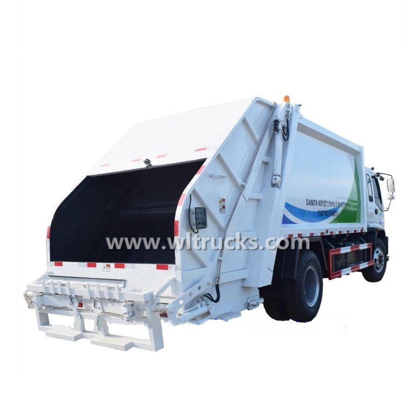 Isuzu 10 ton rubbish compactor trash transfer truck