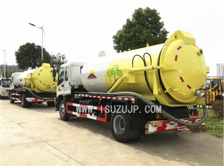 इसुजु 12 टन सीवर क्लीनर ट्रक