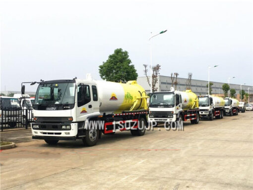 Isuzu 12000 litre atık su emme kamyonları