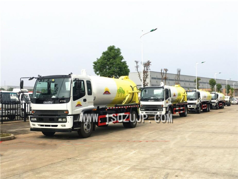 Camions d'aspiration des eaux usées Isuzu 12000litres