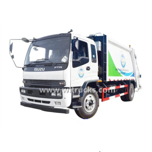 Truk sampah pemadat Isuzu 12cbm