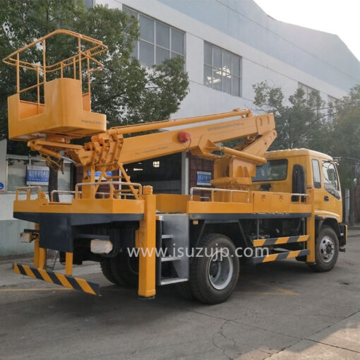 Isuzu 32 metro ang trak na naka-mount sa aerial platform