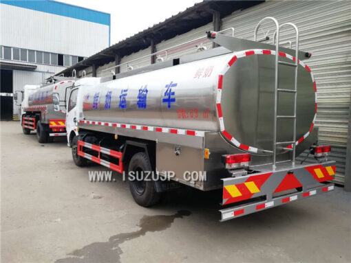 Isuzu 5m3 milk tank truck