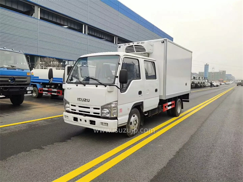 Isuzu Double Cabin 3t freezer box truck photo