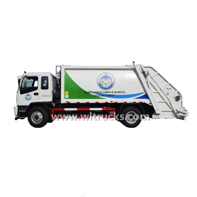 Isuzu FTR 12m3 atık toplama kompaktör çöp kamyonu