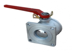 Straight ball valve