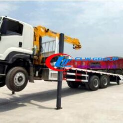 10 tire ISUZU 20mt excavator transport vehicle