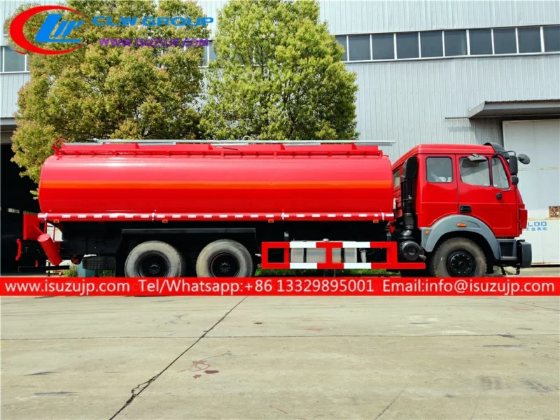 10 tire ISUZU GIGA 20cbm heavy fuel oil truck tanker