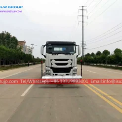 10 tire IUZU GIGA 12000liters hi pressure road washing truck