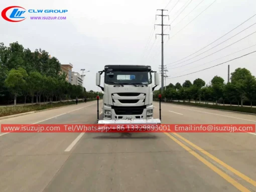 10 gulong IUZU GIGA 12000liters hi pressure road washing truck