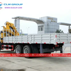 10 tyre ISUZU FVZ 15t Hydraulic Folding Crane truck