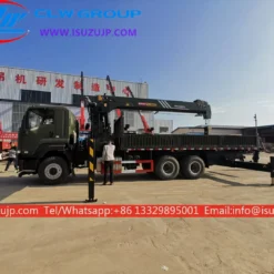 10 wheel ISUZU 16T truck mounted crane