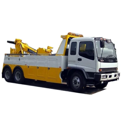 Gurudumu 10 ISUZU FVZ 25 tani nzito ya rotator wrecker tow lori