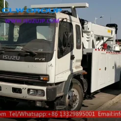10 wheel ISUZU FVZ 25 ton tow truck recovery