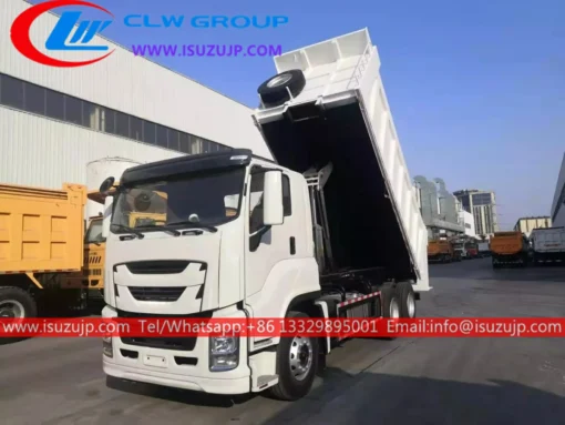 10 gurudumu ISUZU GIGA 20 hadi 24cbm tipper lori