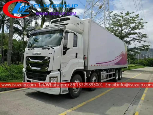 10 wheel ISUZU GIGA 25 ton freezer van