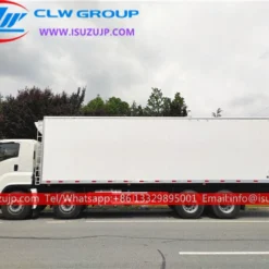 10 wheel ISUZU GIGA 25 ton reefer box truck