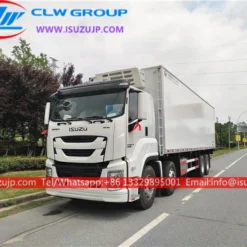 10 wheel ISUZU GIGA 25 ton refrigerated box truck