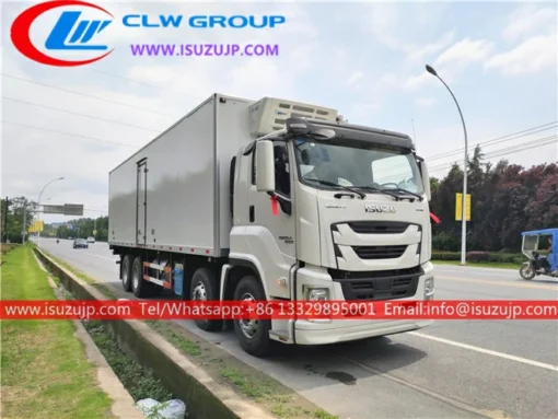 10 roda ISUZU GIGA 25 ton pembawa berpendingin