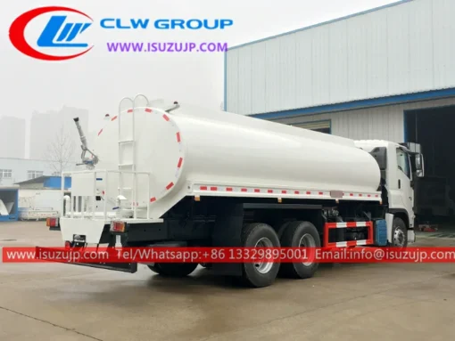 Xe chở nước xây dựng 10 bánh ISUZU GIGA 5000 gallon