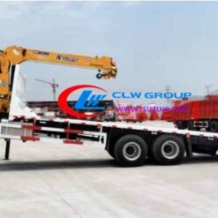 10 wheeler ISUZU 20 tonne flatbed truck crane