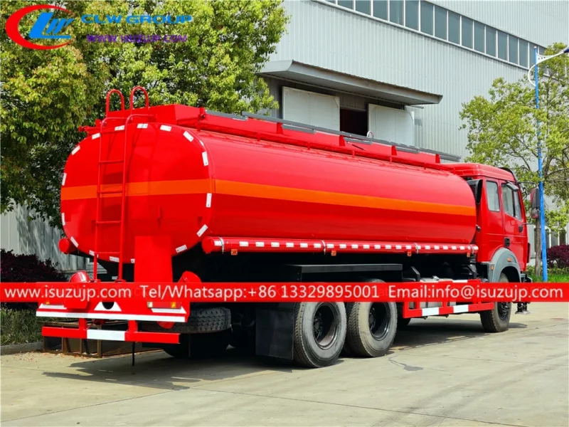 10 wheeler ISUZU GIGA 20m3 heavy fuel oil truck tanker