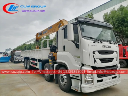 12 pneu ISUZU GIGA caminhão guindaste hidráulico de 20 ton