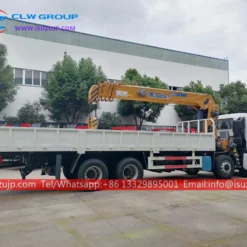 12 tyre ISUZU GIGA 20t straight boom crane truck