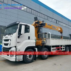 12 wheel ISUZU GIGA 20 ton truck mounted crane