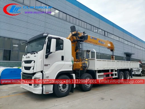 12-колесный грузовик-манипулятор ISUZU GIGA 20 тонн