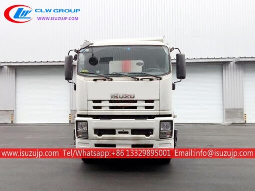 ၁၂ ဘီးပါ ISUZU GIGA ၅၀ တန်အမှိုက်ပုံထရပ်ကား