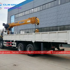 12 wheeler ISUZU GIGA 20mt straight arm crane hot sale