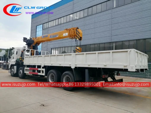 12 wheeler ISUZU GIGA 20mt straight arm crane hot sale