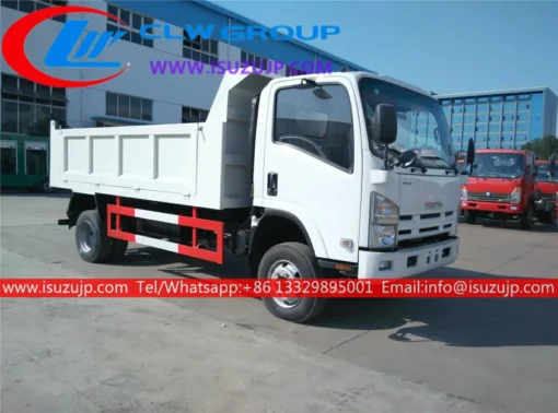 4WD ISUZU ELF Off road camión volquete de construcción de 8 toneladas