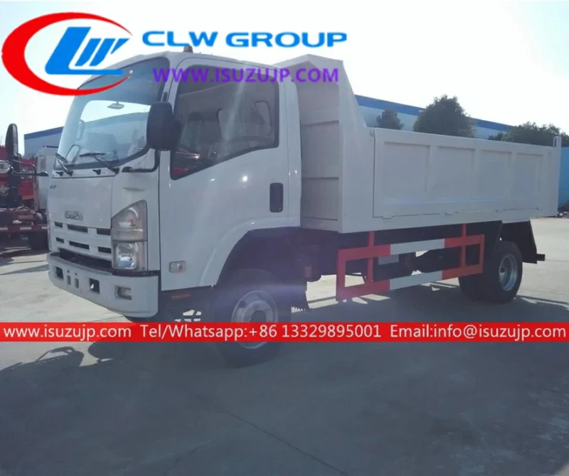 4WD ISUZU ELF Off road 8 ton dumpster truck