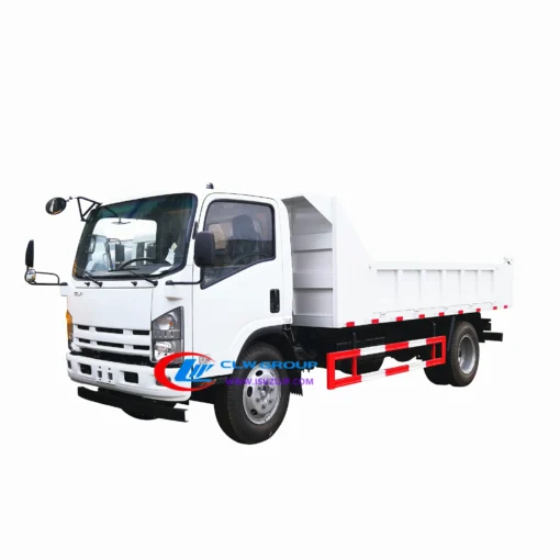 4WD ISUZU ELF Mbali na barabara lori la kutupa madini tani 8