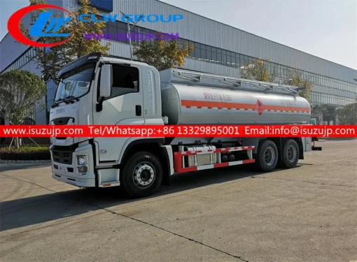 4x2 ISUZU GIGA 4000 ဂါလံ biodiesel ထရပ်ကား