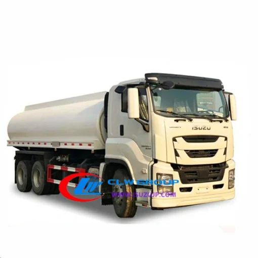 4x2 ISUZU GIGA 4000 galon truk tangki minyak bensin untuk dijual