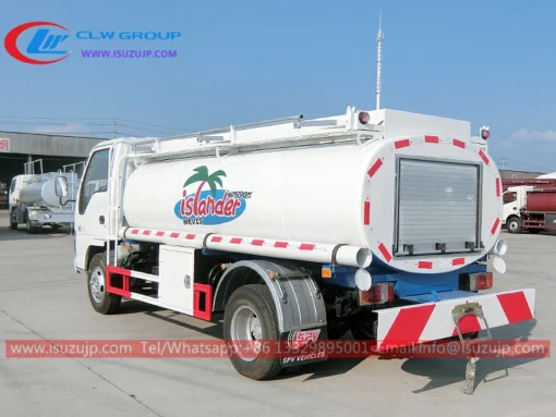 4x2 Japan ISUZU 6000l fuel tanker