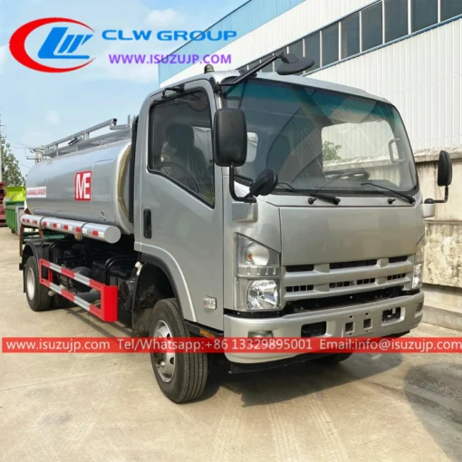 Xe chở nhiên liệu 4x4 ISUZU NPR Dẫn động tất cả các bánh 8000L