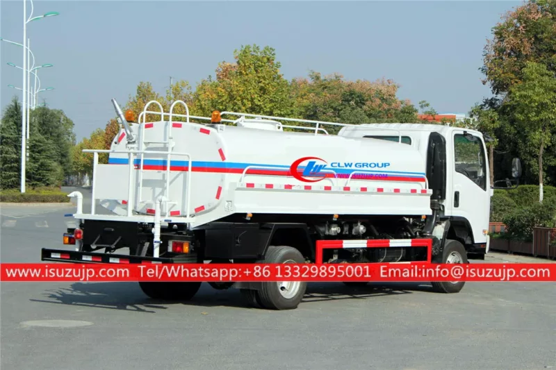 4x4 ISUZU desert 10000 liters water tank vehicle