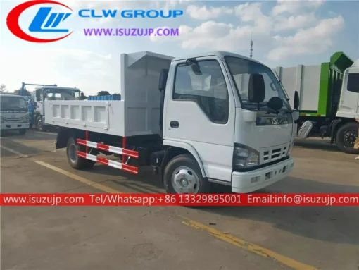 Xe ben 4 tấn máy xúc 4x5 Isuzu