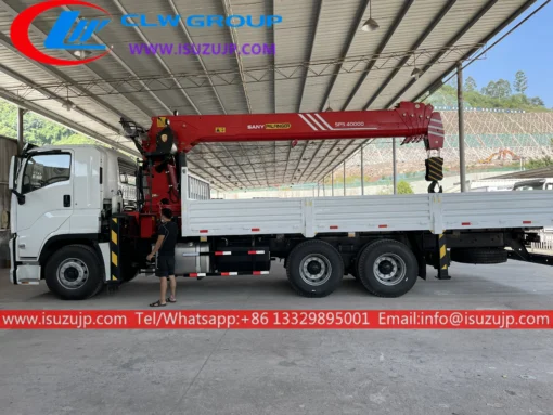 6×4 ISUZU GIGA 16 toneladang mechanics truck na may crane