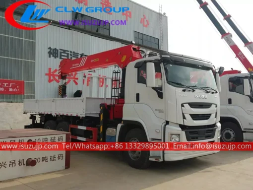 6 × 4 ISUZU GIGA 16 ton derek yang dipasang di kendaraan