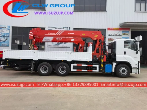 6 × 4 ISUZU GIGA 20 ton crane truck للبيع