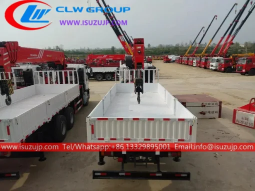 6 × 4 ISUZU GIGA 8 ton crane truck للبيع