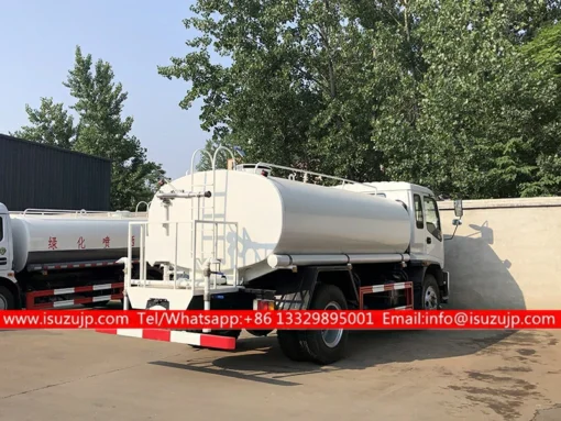 6 lastik ISUZU FTR 12000L yağmurlama suyu tankeri kamyonu