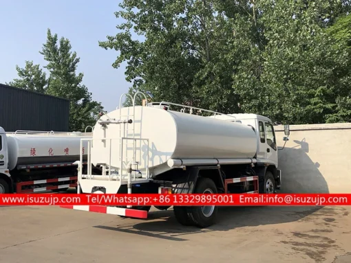 6 tire ISUZU FTR 12000L sprinkling water tanker truck